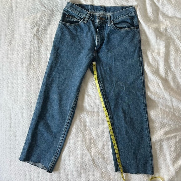 LEE Vintage High-Rise 5-Pocket Cropped Denim Jeans Size 32 - Picture 5 of 7
